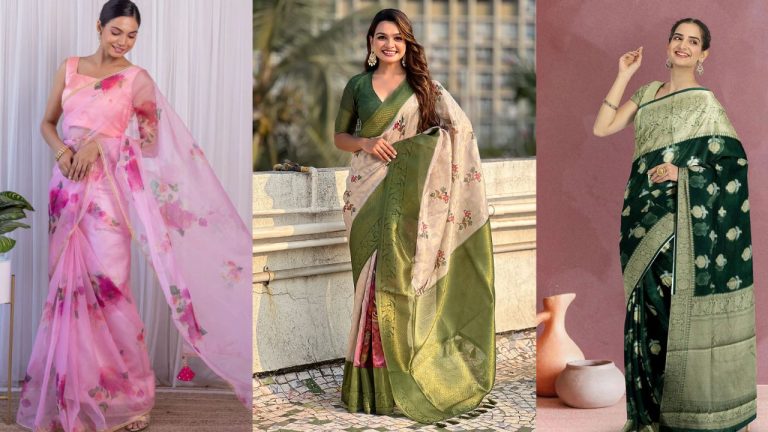 Explore the Timeless Beauty of Organza Sarees