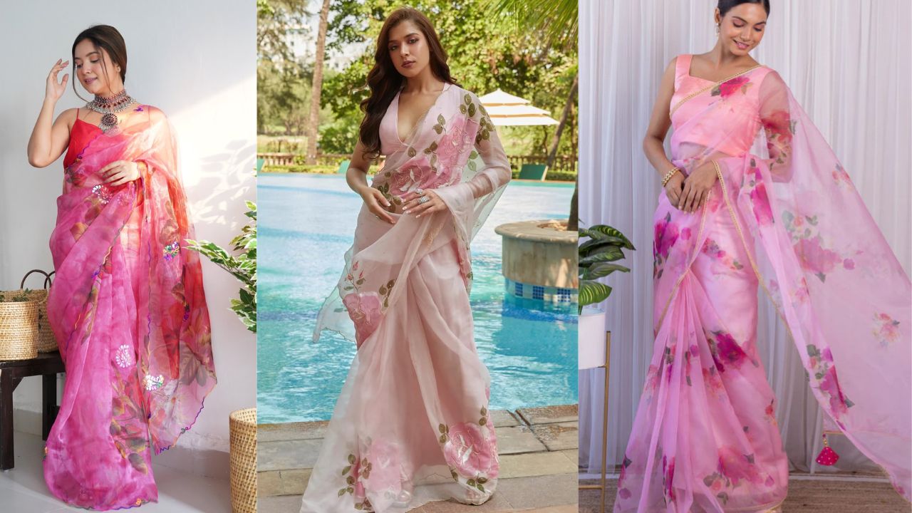 Explore the Timeless Beauty of Organza Sarees
