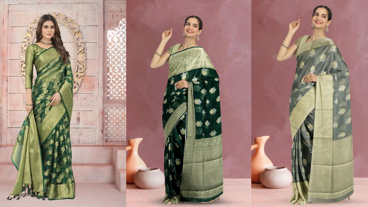 Explore the Timeless Beauty of Organza Sarees