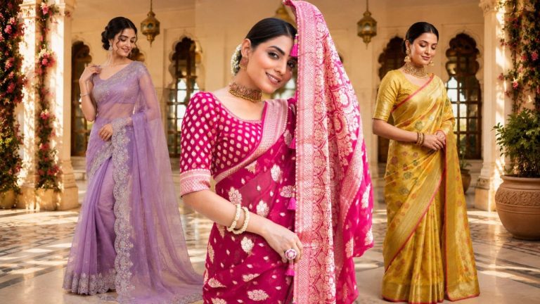 Best Organza Saree Designs for Weddings